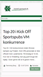 Mobile Screenshot of kickoff-sportspub.dk